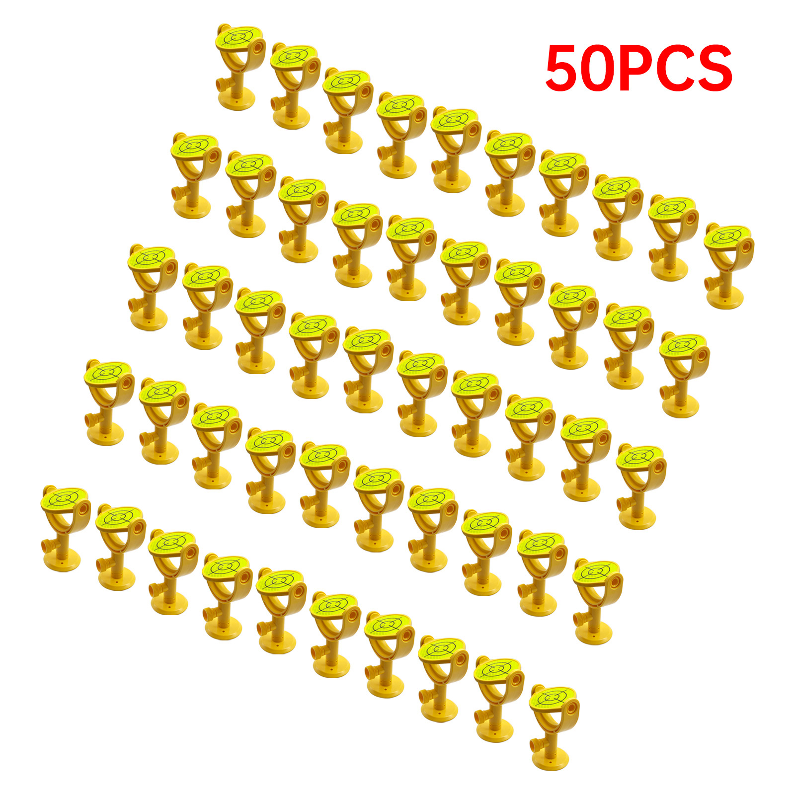 50 個傾斜ターゲットリフレクタープリント十字線直径 60 ミリメートルシート 5/8X11 スレッドミニプリズムトータルステーション