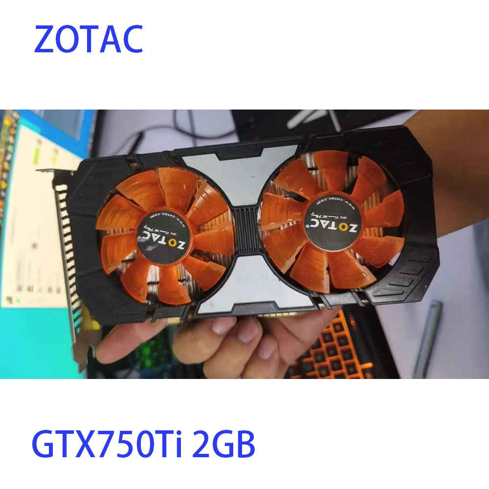 GTX750Ti 2GD5 オリジナル ZOTAC ビデオカード GTX 660 2GB 256Bit GDDR5 グラフィックカード GPU NVIDIA GeForce PCI-E HDMI マップ 760