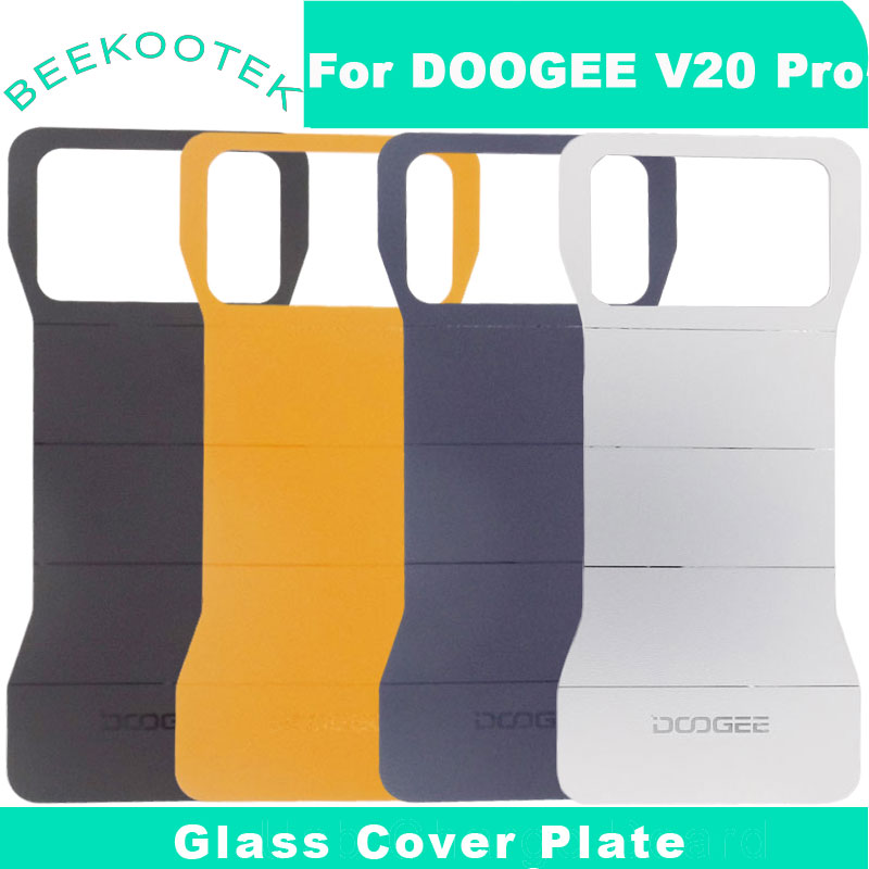 新オリジナル DOOGEE V20 プロバッテリーカバー裏表紙携帯電話ガラスカバープレートアクセサリー DOOGEE V20 プロスマートフォン