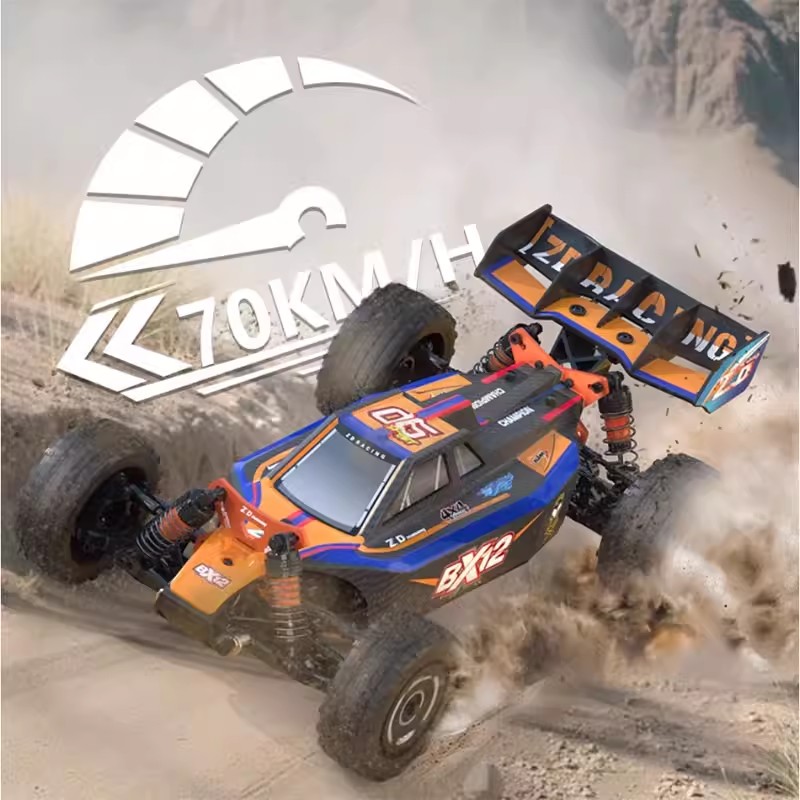 ZD BX12 リモートコントロール電動四輪駆動 1/12 ブラシレスオフロード車金属 70 キロ/H ギア RC リモートコントロールモデルカー