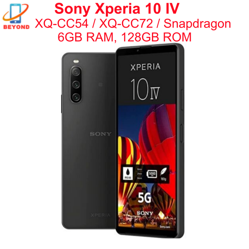 Sony Xperia 10 IV 5G 6.0" 6GB 128GB Snapdragon Octa Core NFC オリジナルロック解除携帯電話