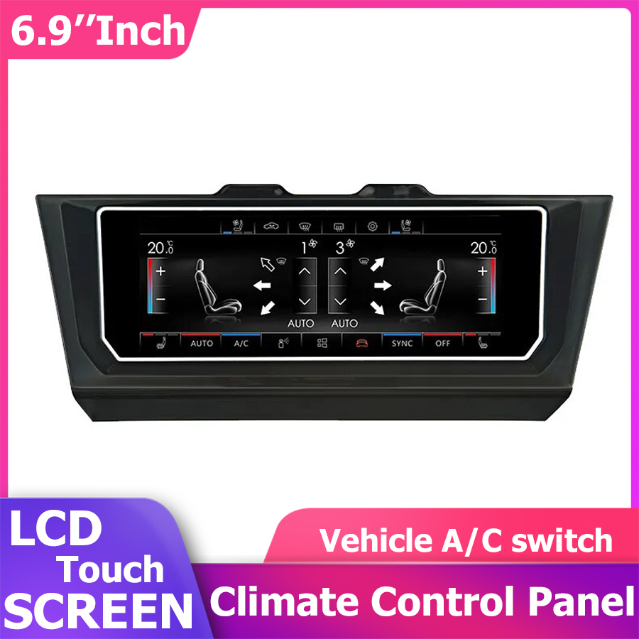 6.9 ''タッチスクリーン液晶 A/C 気候コントロールパネルスイッチ VW ゴルフ 6 7 MK7 ティグアンパサート B7 B8 CC ジェッタ空調パネル