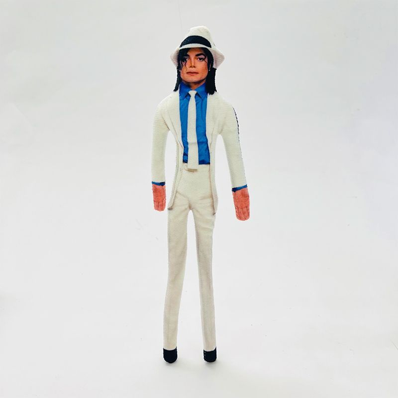 抽象的なぬいぐるみマイケル・ジャクソンアニメ人形コスプレぬいぐるみフィギュア人形、部屋の装飾関節可動性ギフト