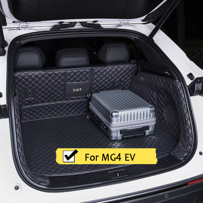 Pu レザー車のトランクマットモリスガレージ 4 MG4 EV 2026 2025 2024 2023 2022 車両保護貨物エリアカーペットアクセサリー敷物