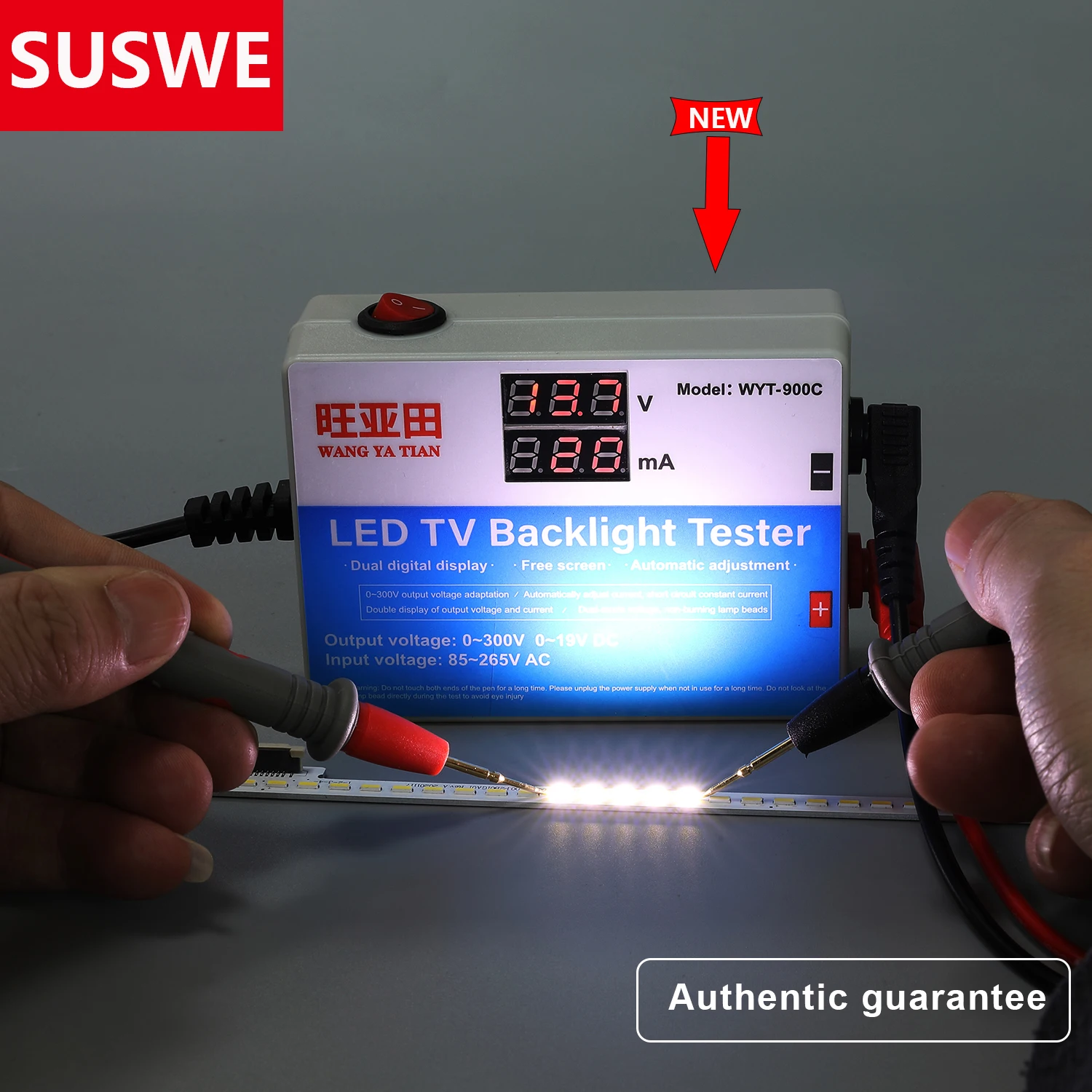 LED テスター 0-300V 出力 LED テレビバックライトテスター多目的 LED ストリップビーズバーライトランプテストツール測定器