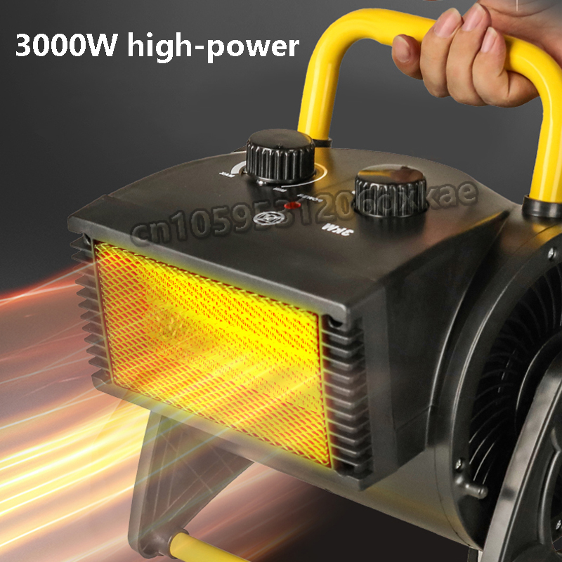 220V ヒーター工業用ヒーター熱風ファン電気ヒーター浴室ハイパワー冷暖房リビングルーム商業オフィス