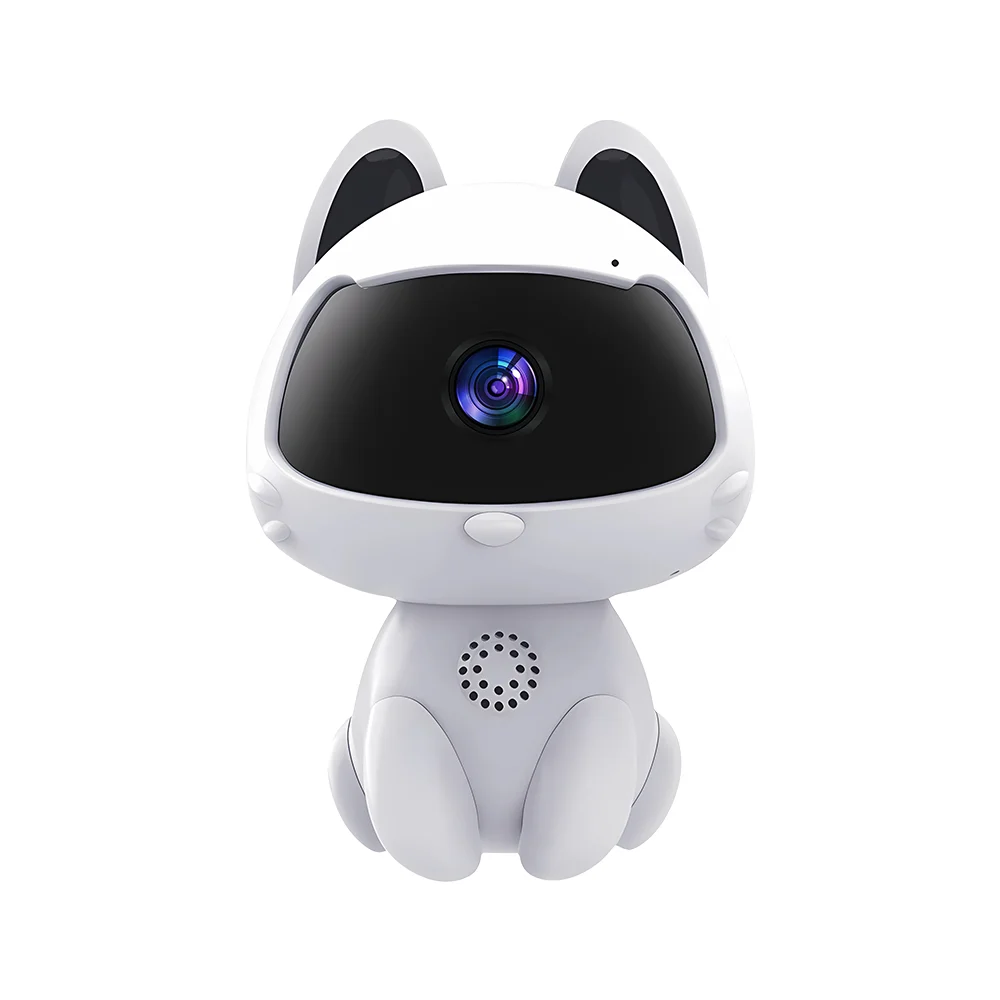 Wifi カメラ屋内 V380 動物猫の形 HD 1080P 双方向オーディオスマートナイトビジョンベビーモニターホーム監視かわいいカム
