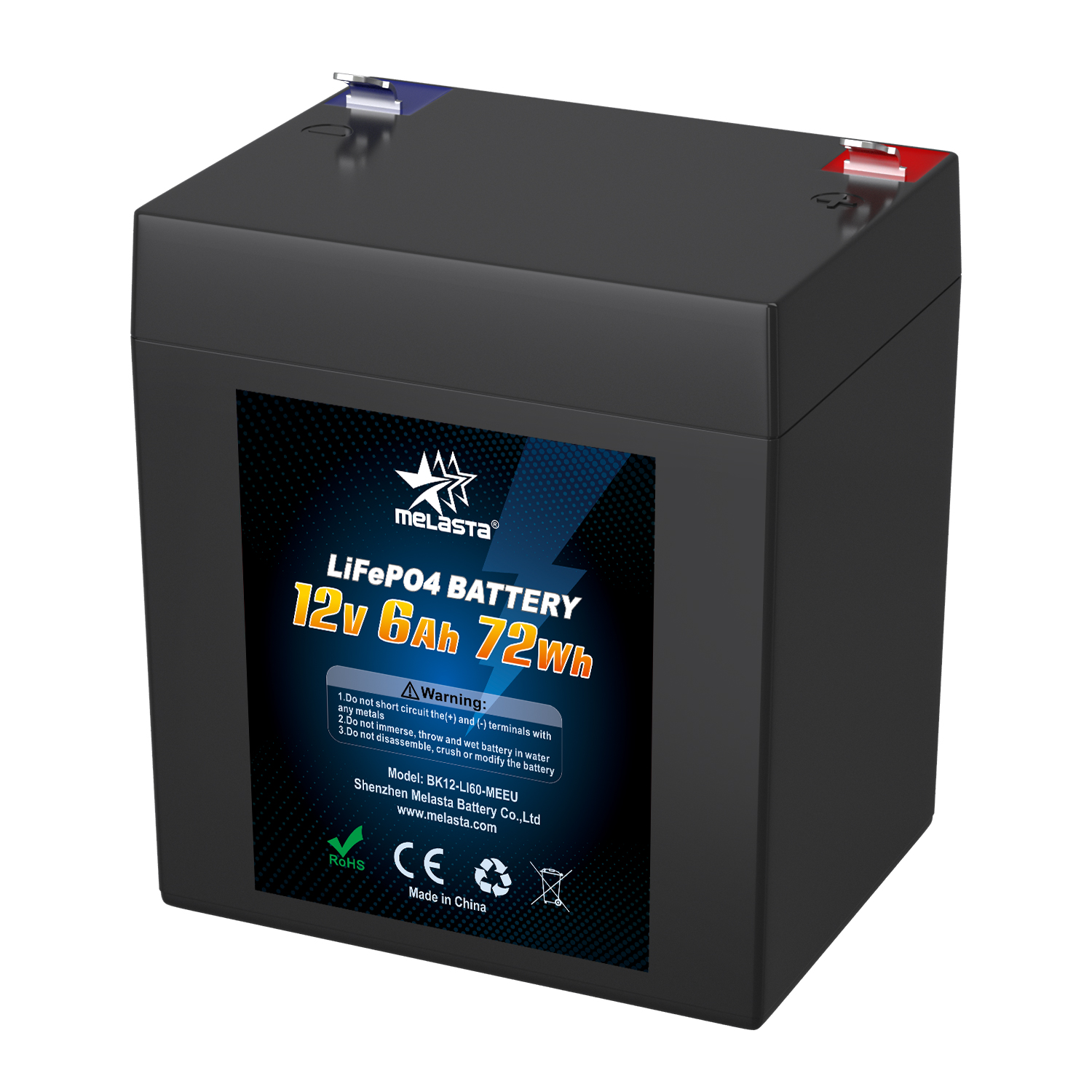 Melsta 12V 6Ah Lifepo4 バッテリー内蔵 BMS キッズスクーターボートモーター照明供給ソーラーシステム 12V Lifepo4 電源