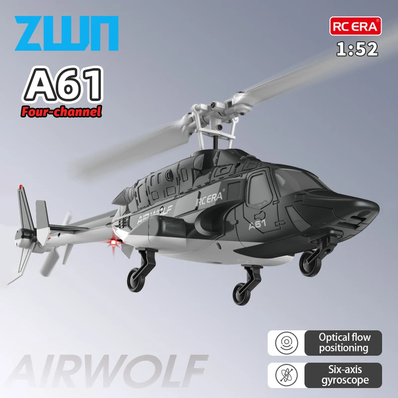 A61 RC ヘリコプター 2.4 グラム 6 軸ジャイロスコープ 4CH 高度保持オプティカルフローリモコンヘリコプターのおもちゃ子供大人