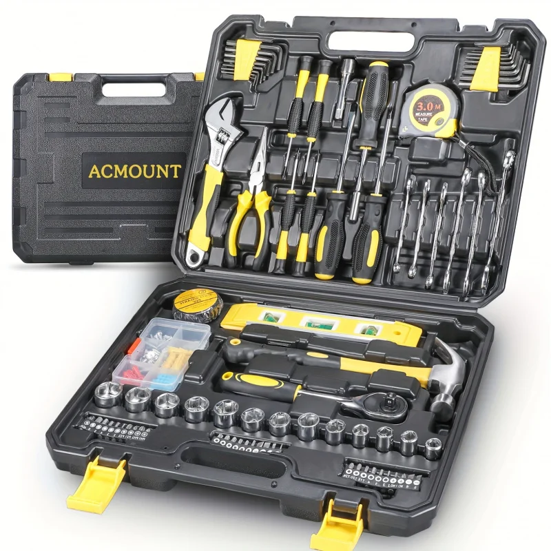 Acmount ツールキット 78-158 ピースホームツールキット DIY 家庭用ツールセット家の修理とメンテナンス車の修理キット