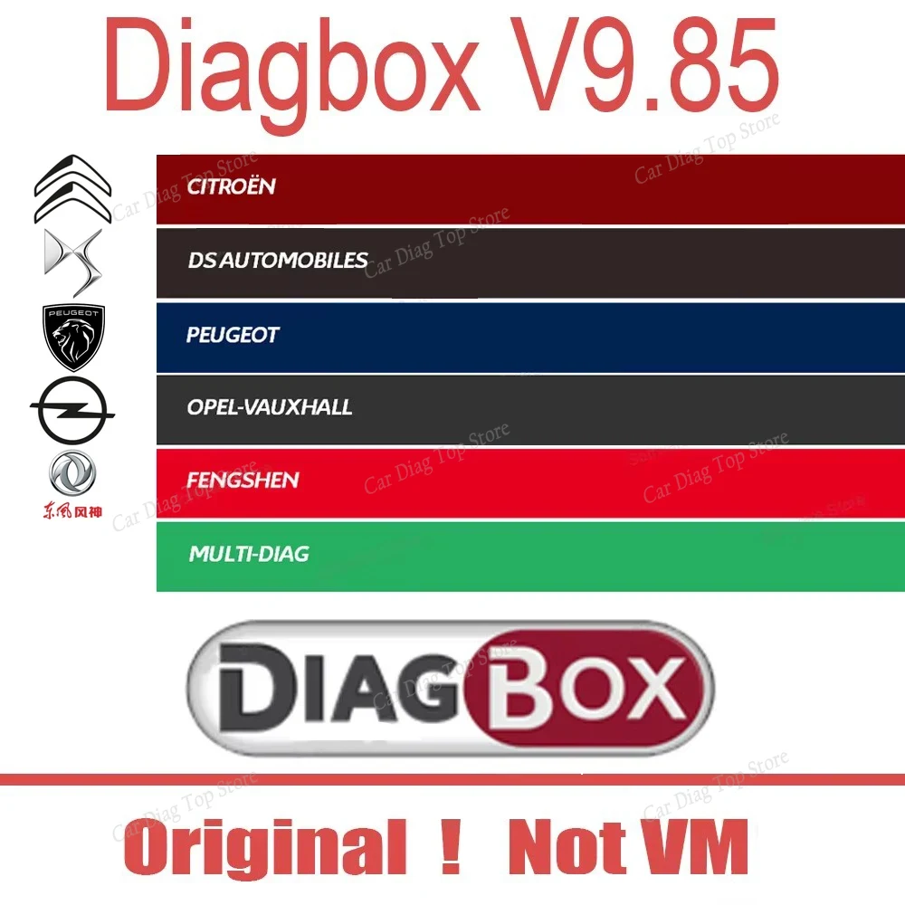 2025 新しい Diagbox 9.186 車診断ソフトウェア Diagbox V9.85 PP2000 Le-xia3 で動作 Peo-geot ため Cit-roen オリジナルインストール