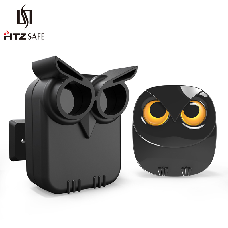 HTZSAFE ワイヤレス私道セキュリティ警報防水 PIR モーション検出器ガレージ歓迎盗難警報安全システムパトロール