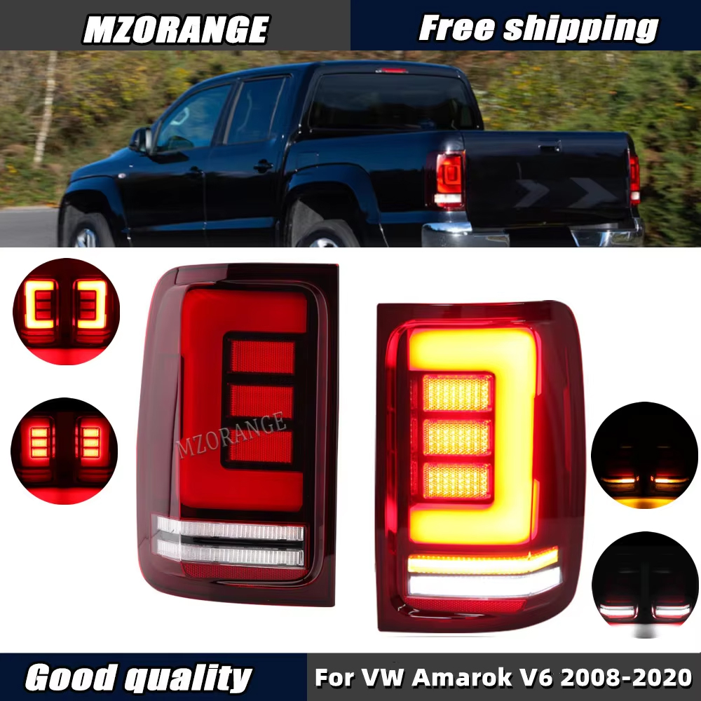 テールライト VW アマロック V6 2008-2022 LED リアライトターンシグナルライト停止パーキングブレーキランプドライビングランプ逆転ランプ