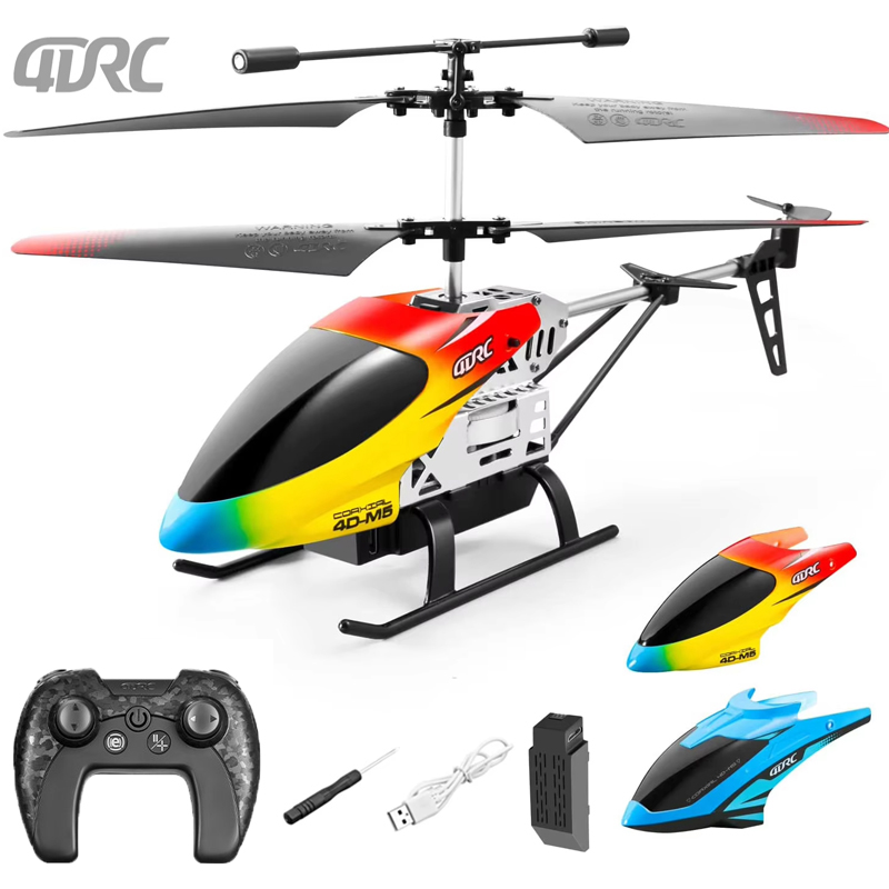 4DRC M5 リモコン RC ヘリコプター ジャイロ高度保持ドローン 3.5 チャンネル航空機屋内飛行子供のおもちゃのギフト男の子女の子のため