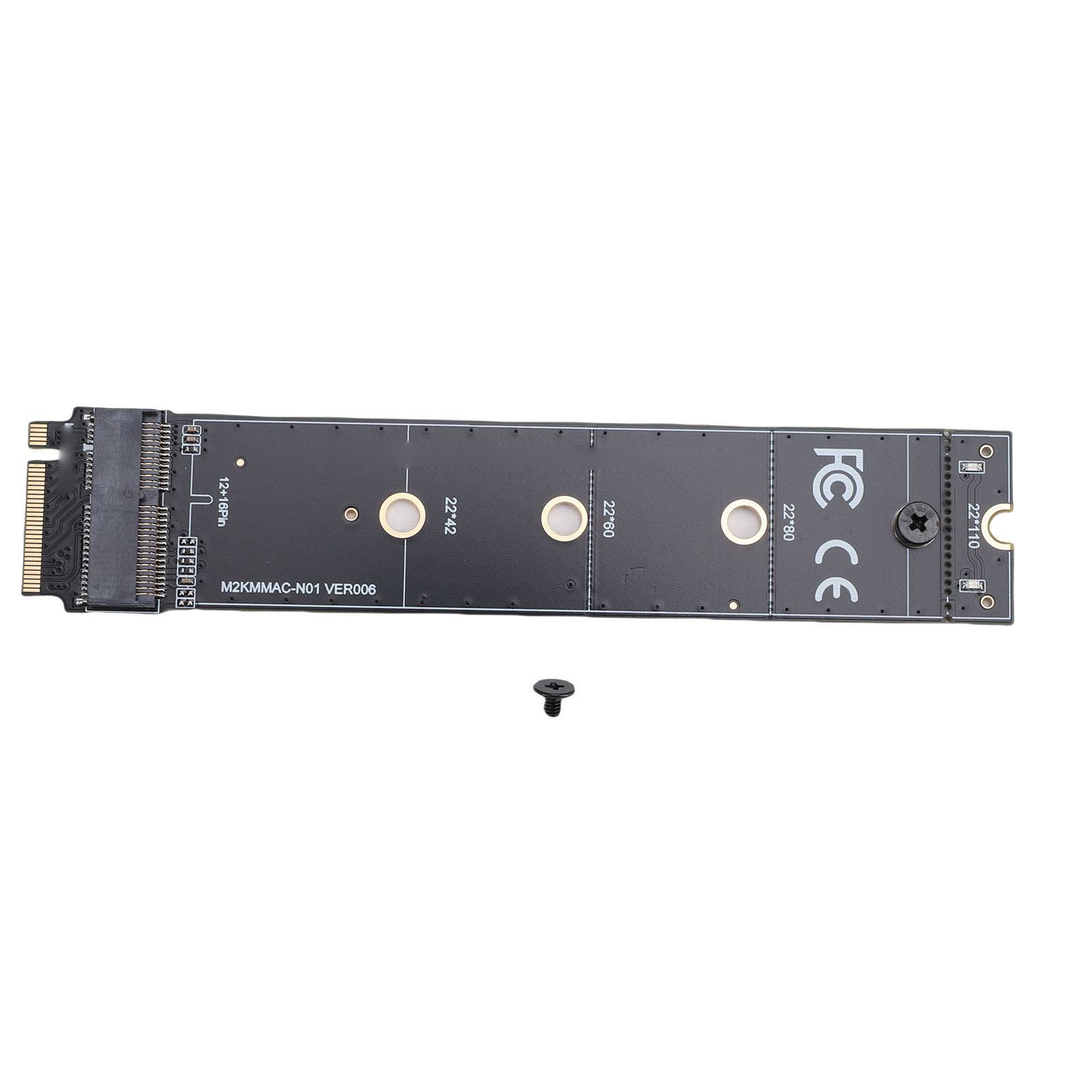 12/16ピンSSDからM.2 KEY-Mへのアダプタカード交換用（OS Xノートパソコン2013-2017対応、PCIe 4.0高速転送）
