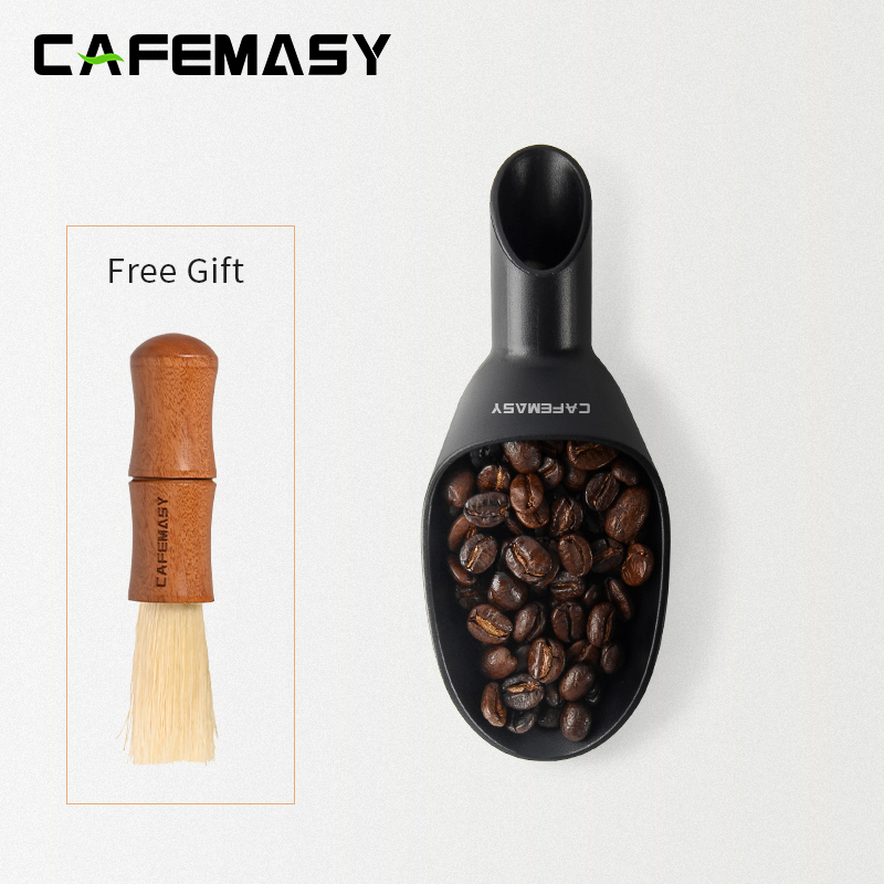 CAFEMASY ミニコーヒー豆スクープコーヒー豆シャベル計量スプーンコーヒーツールコーヒー計量容器キッチンアクセサリー