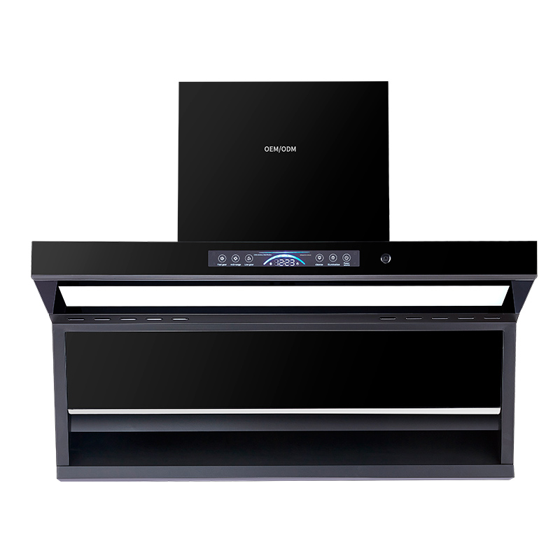 最高の新しい低騒音調理器レンジフードキャビネット下ダウンドラフト 90 センチメートル抽出器キッチンスマートタッチスクリーン