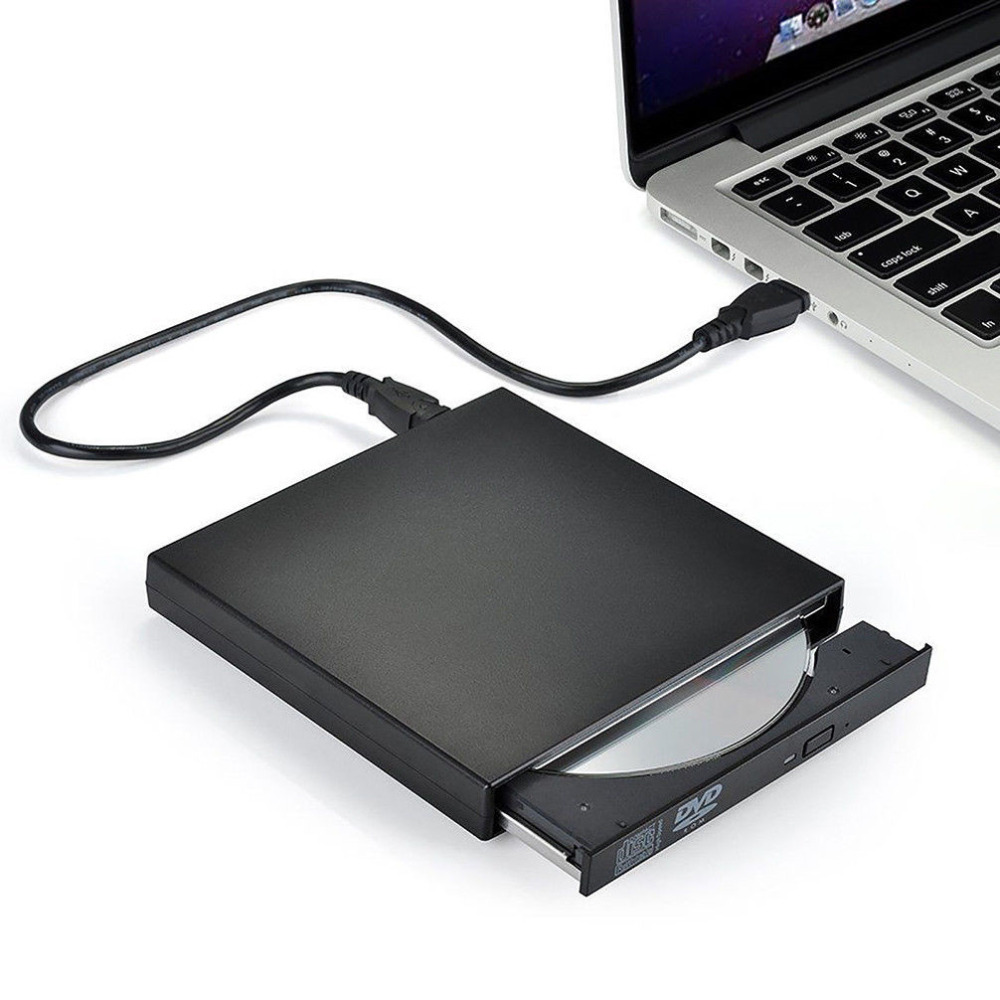 外付けホワイト USB スリム 8x DVDRW DL DVD CD RW バーナー ライター ドライブ すべての PC および Mac 用