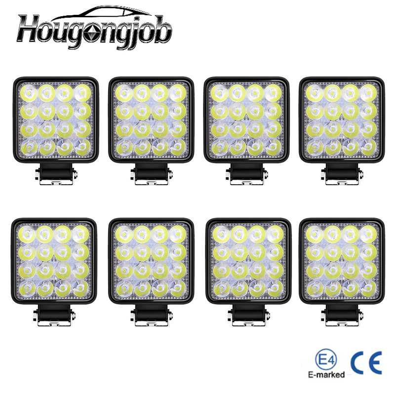 ハイパワーミニ LED ライトバーオフロードフォグライトホワイト投光器ワークライト車 SUV トラックジープピックアップ防水 DC9-30V