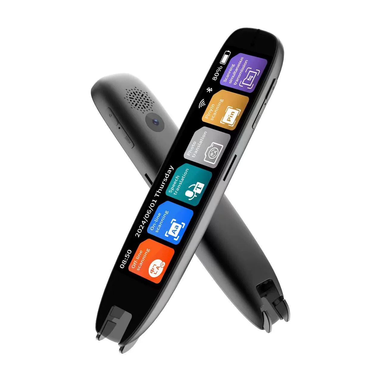 S65 Pro スマート翻訳ペンは、スキャンと読み取り翻訳をサポートし、142 のオンライン言語と 10 のオフライン言語を提供します