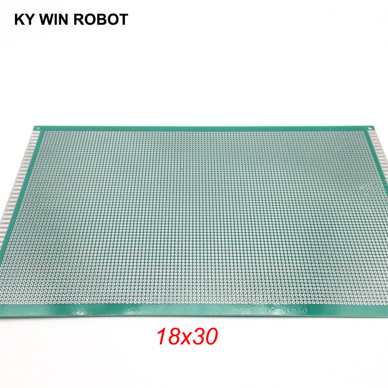 1 個 18 × 30 センチメートル 180 × 300 ミリメートル両面プロトタイプ PCB ユニバーサルプリント回路基板 Protoboard Arduino 用