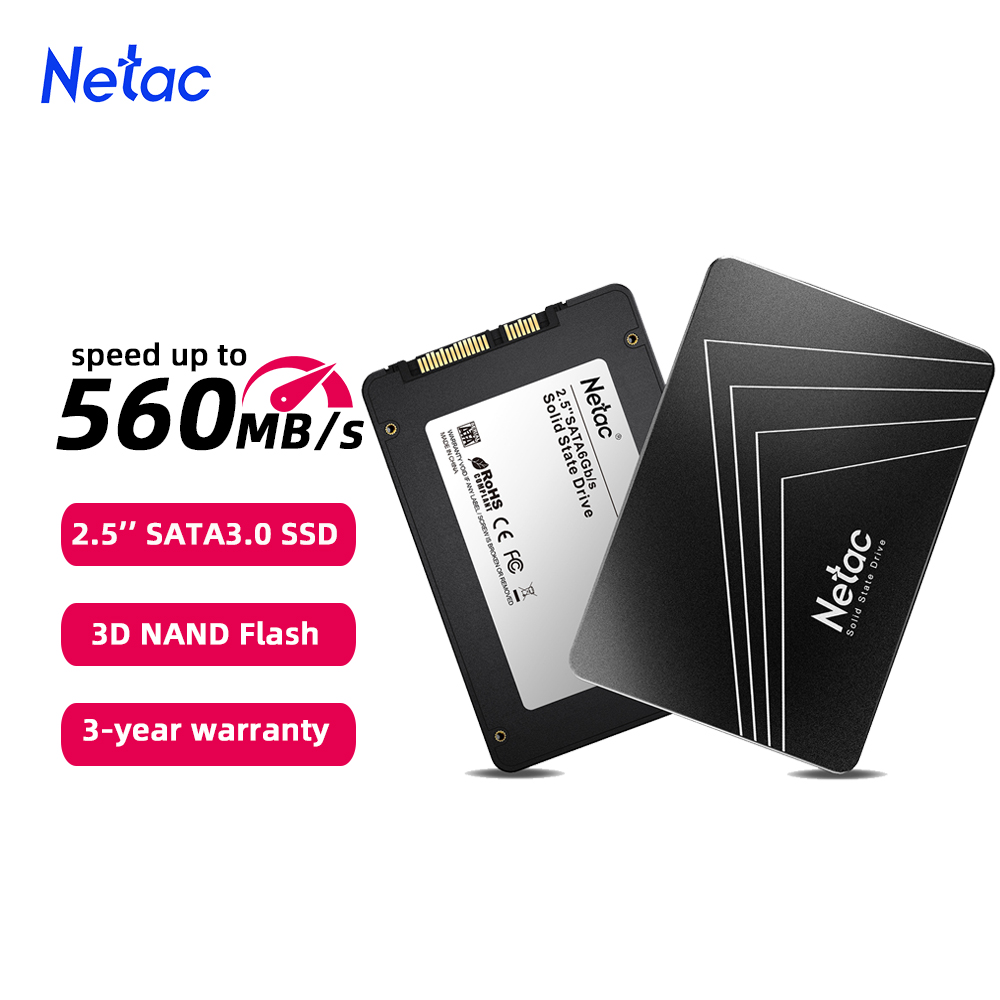 Netac 2.5 ''SATA3.0 SSD 1TB 2TB 4TB ハードドライブ HDD SSD 128GB 256GB 512GB SSD ソリッドステートディスクラップトップデスクトップ X99 マザーボード