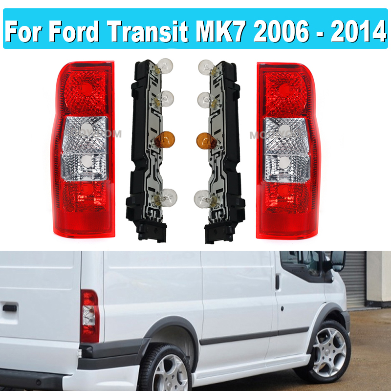 車のリアバンパーリフレクターリアテールランプブレーキライト回路基板フォードトランジット MK7 2006-2014 6C11-13405-AD 6C11-13404-AD
