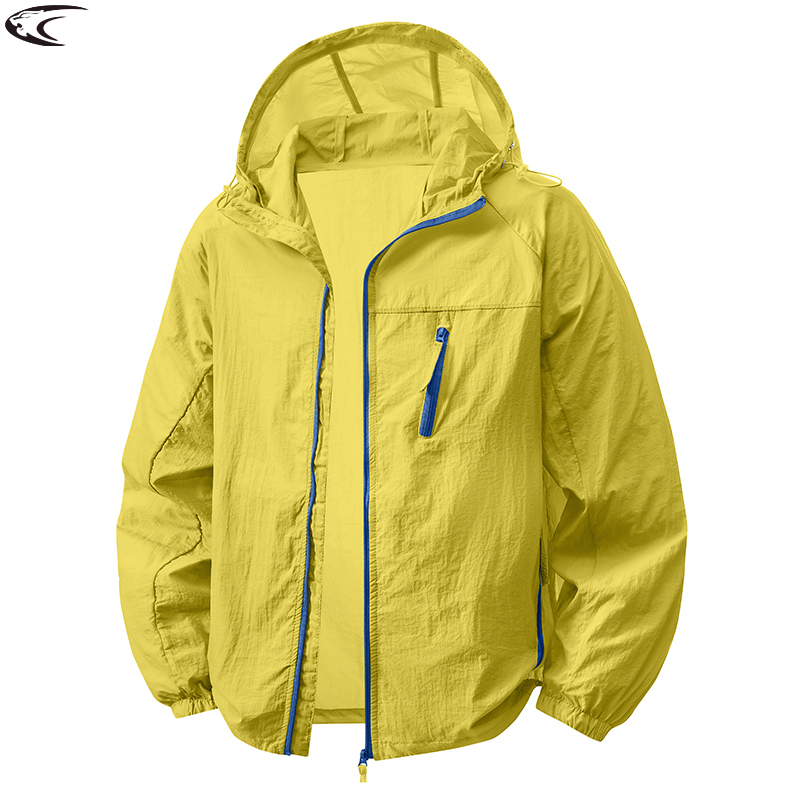 LNGXO Women's Men's Sun Protective Jackets Camping Mountaineering Hiking Outdoor Sports Windbreaker Summer Lightweight Coat