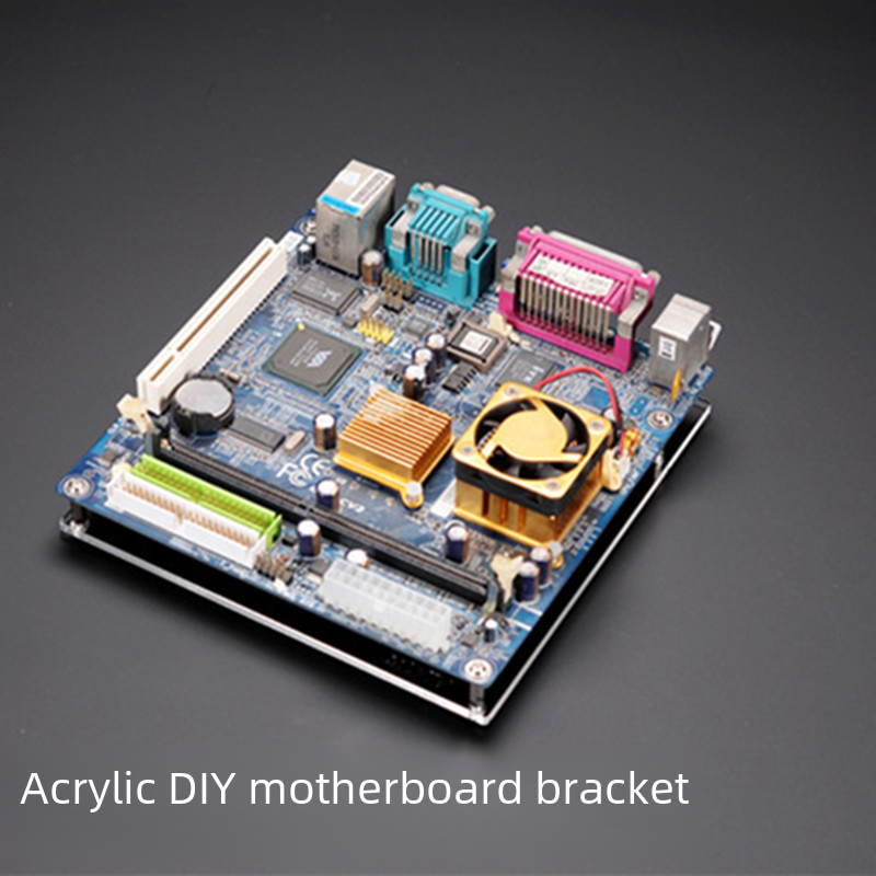 透明アクリルコンピュータケースシングルボードコンピュータメインボード Diy 修正スタンド Itx Atx ボードタイプ E M-atx