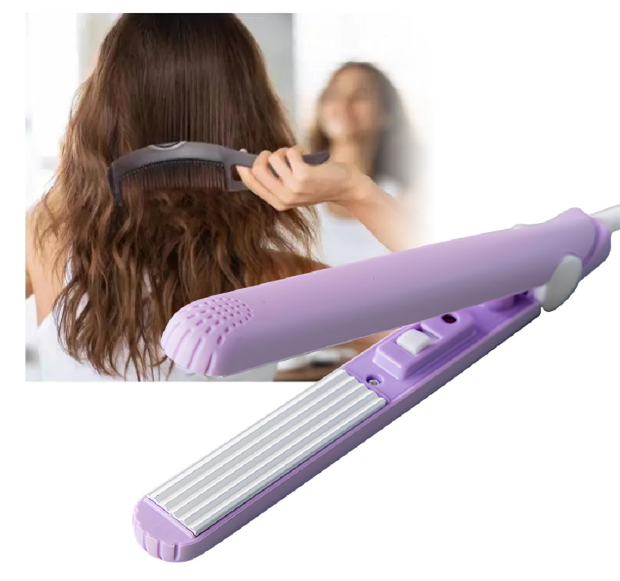 多色電気副木抗フケマッサージコームミニストレートヘアアイロン多用途エア前髪クリップカーリングアイロンプレート