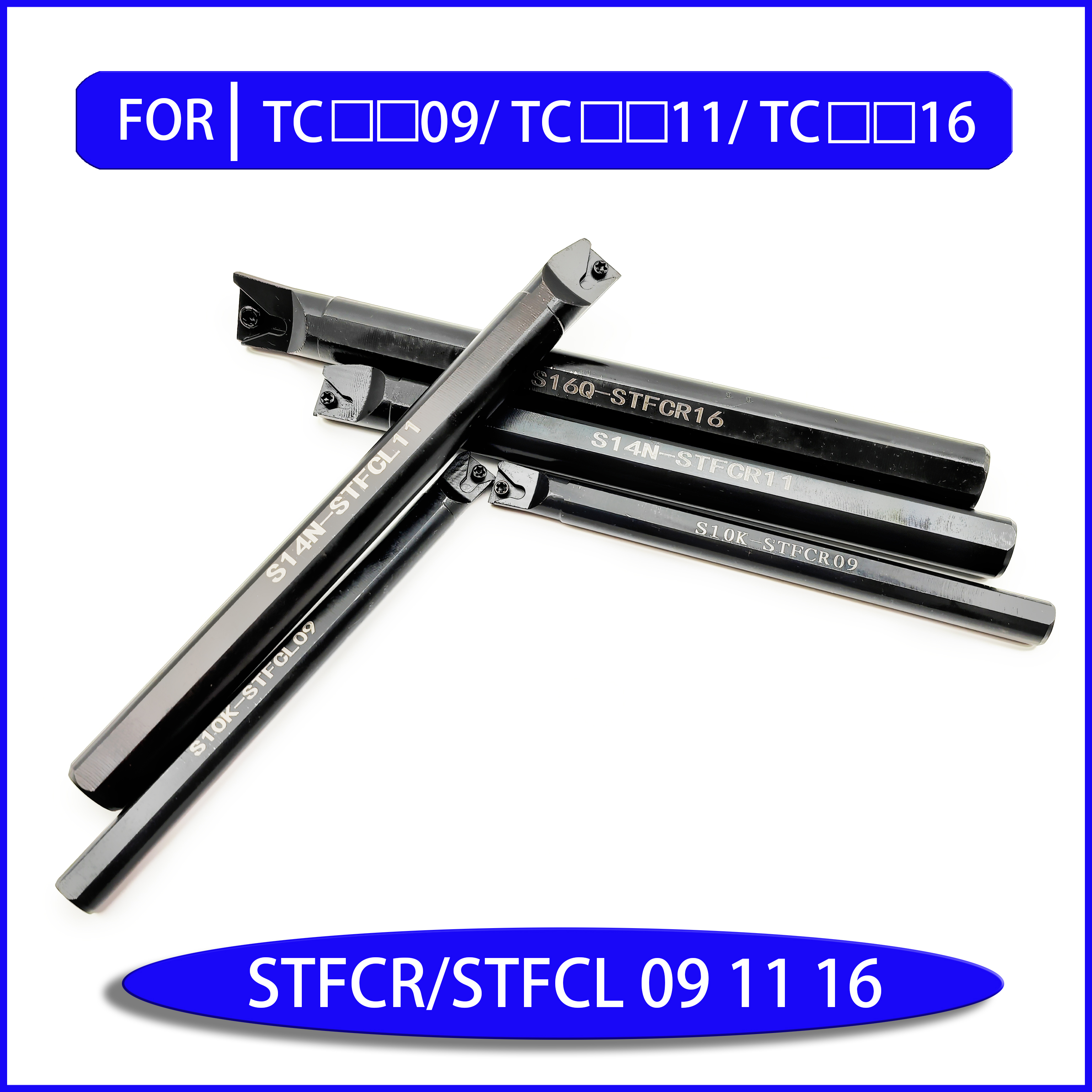 CNC 工作機械ホルダー STFCR STFCL 09 11 16 は TCMT TCGT TCGW 0902 1102 16T3 ツールインナーラウンドツールホルダーに適しています