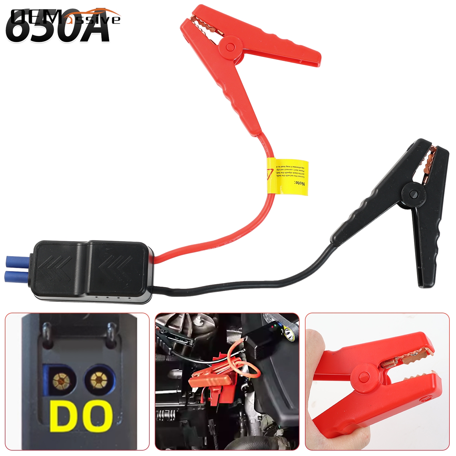 1x 12V スマート EC5 コネクタブースターケーブル自動車トランク緊急車バッテリークランプクリップジャンプジャンパースターターワイヤークリップツール
