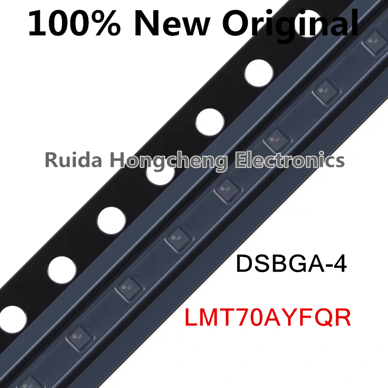 5 ピース/ロット LMT70AYFQR DSBGA-4 新しいオリジナルの高精度アナログ温度センサーチップ