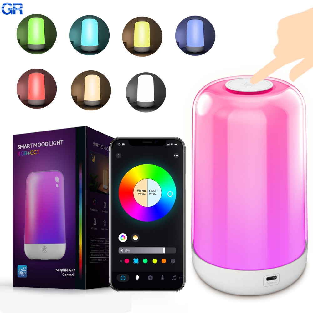 スマート 16 色 LED テーブルランプ タッチ