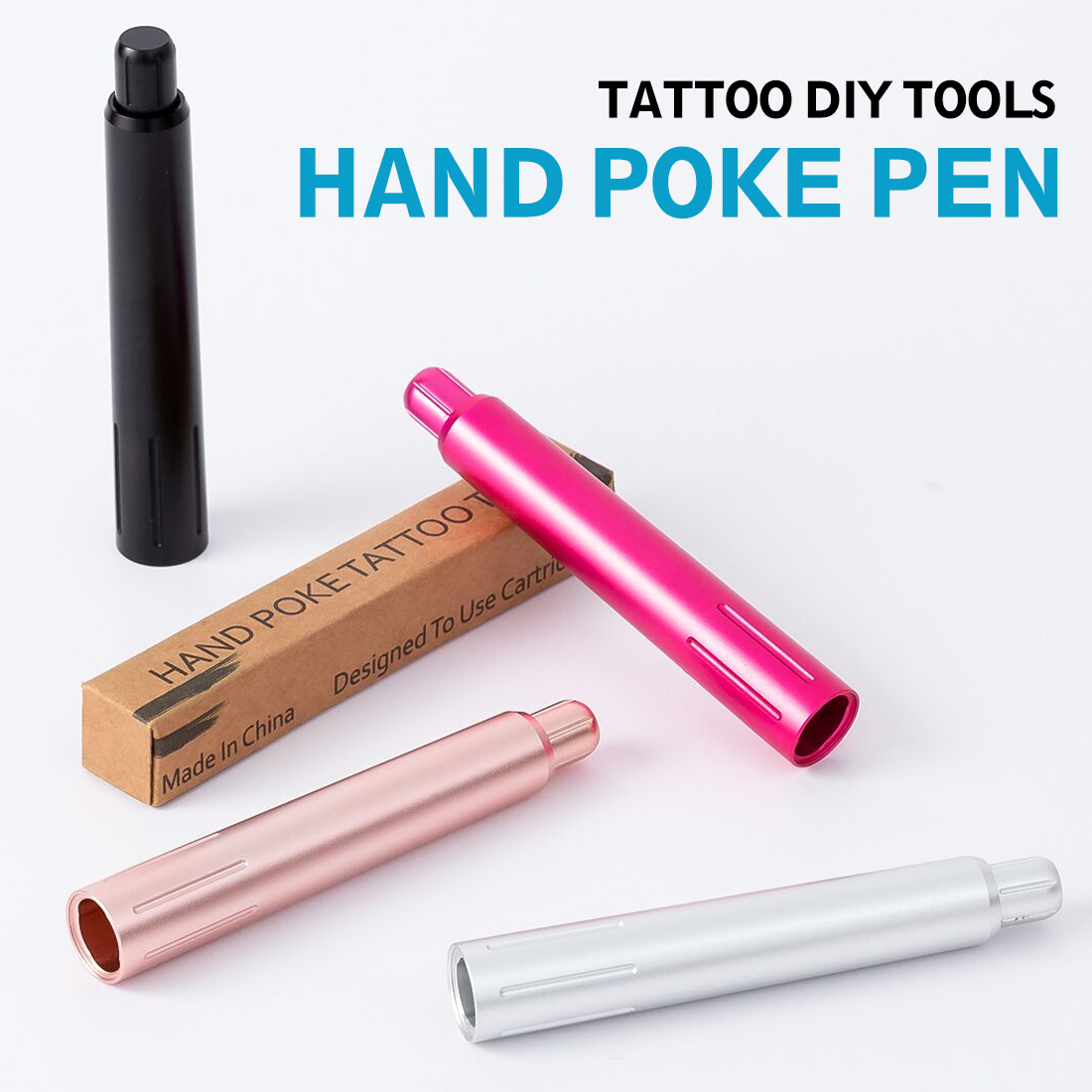 EZ DIY タトゥーカートリッジ針スティックハンドポケペン手作りタトゥーペンキットカートリッジ針タトゥーアクセサリー