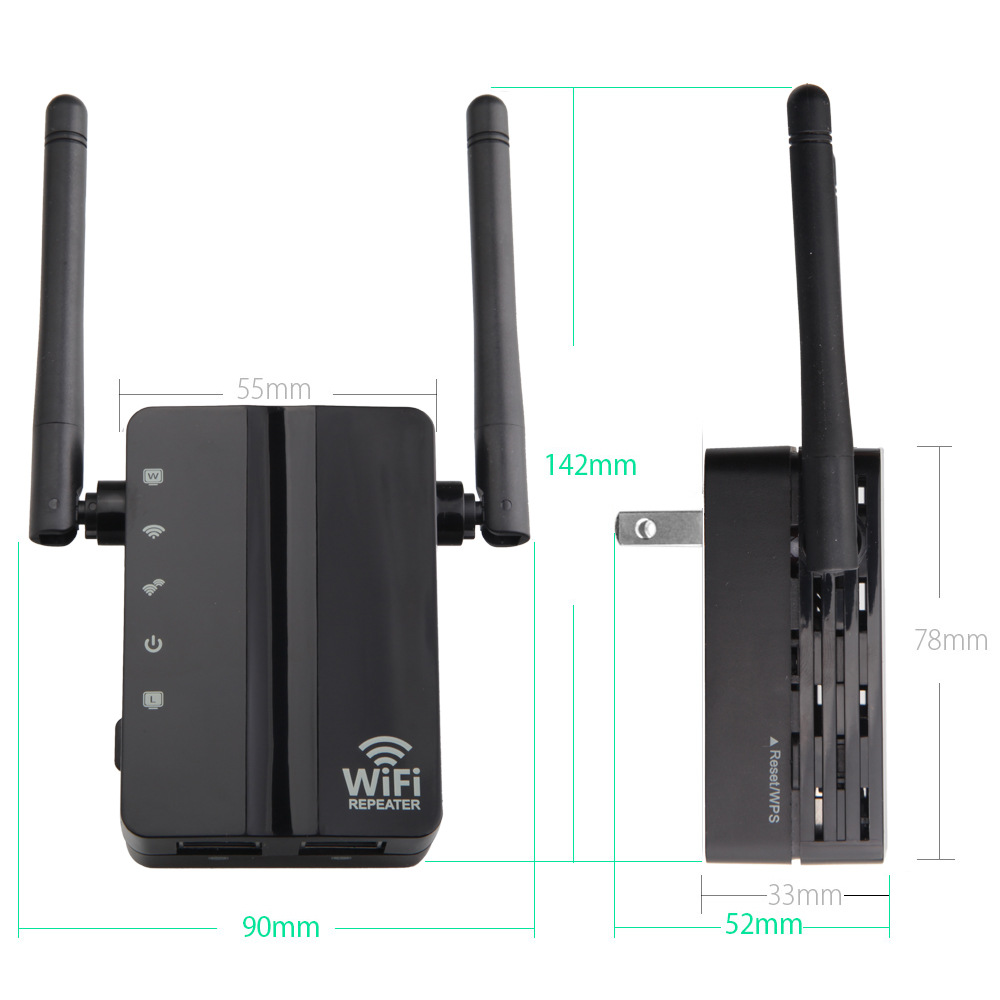 Wifi リピーター長距離エクステンダー屋外 2.4Ghz Wifi レンジエクステンダー 300Mbps Wifi 信号ブースターワイヤレスリピーター