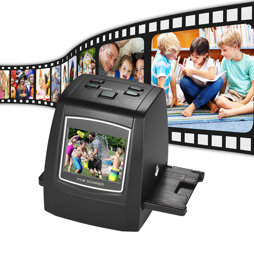 高解像度 14MP/22MP フィルムスキャナー 35mm/135mm/126mm/110mm カラーモノクロスライドフィルムネガをデジタル写真に変換