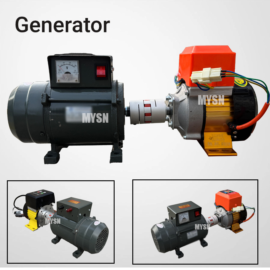 フリーエネルギー 3KW 5KW 7KW 発電機セット 220V 出力磁気オルタネータ 1 単相永久磁石発電機モーター付き