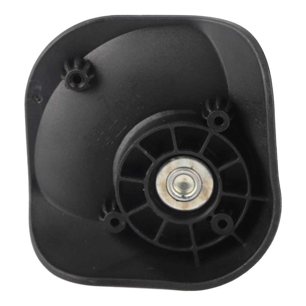 1 ペア耐久性のある PP PET 荷物ホイールミュートブラック単列ホイールスイベルキャスター荷物部品