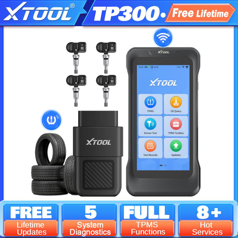 XTOOL TP300 生涯無料 TPMS プログラミング スキャナ TPMS システム ヘルス チェック 5 システム自動車診断ツール PK TP150