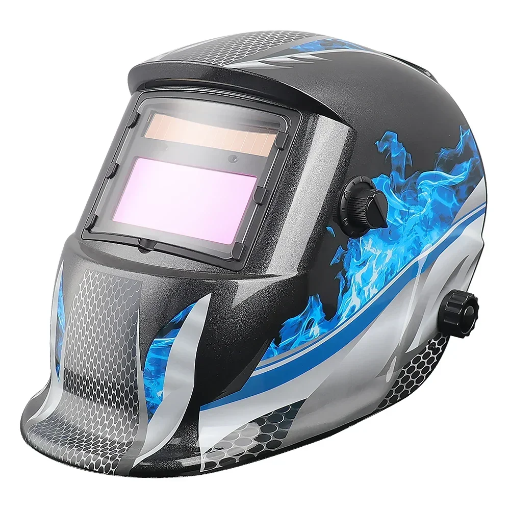 溶接ヘルメット ヘルメットしかめっ面 パラソルダー溶接マスク 1/25000s DIN4/9-13 太陽電池 リチウム電池マスカラ デ ソルダ オートマティカ