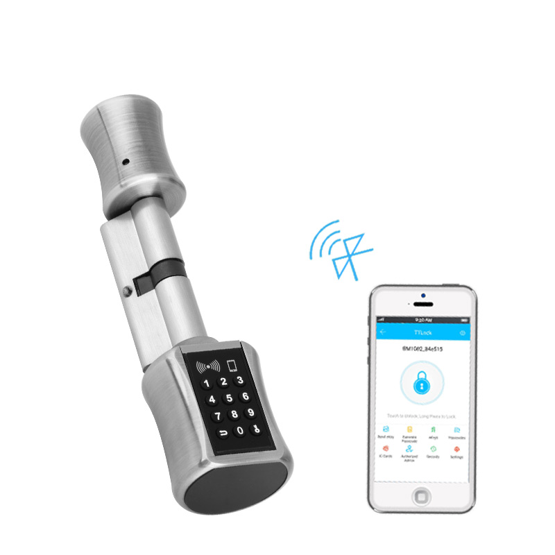 スマートロック DIY キーレスダブル交換シリンダーロック TT ロックアプリ WiFi ユーロシリンダースマートロック
