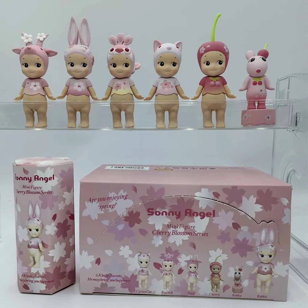ソニーエンジェルピンク桜シリーズブラインドボックスおもちゃミステリーボックスかわいいラッキーかわいい人形装飾収集モデルカップルギフト