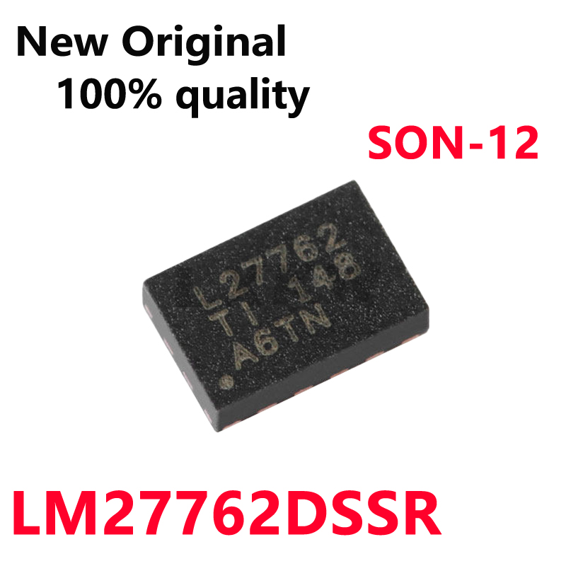 5/個新 LM27762DSSR L27762 SON12 オリジナル低ノイズ正負出力チャージポンプチップ在庫あり
