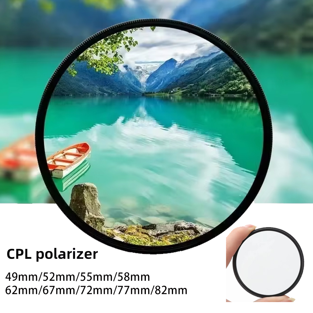 CPL フィルター円偏光 37 46 49 52 55 58 62 67 72 77 ミリメートルニコンキヤノンソニー富士フイルムオリンパスカメラレンズ