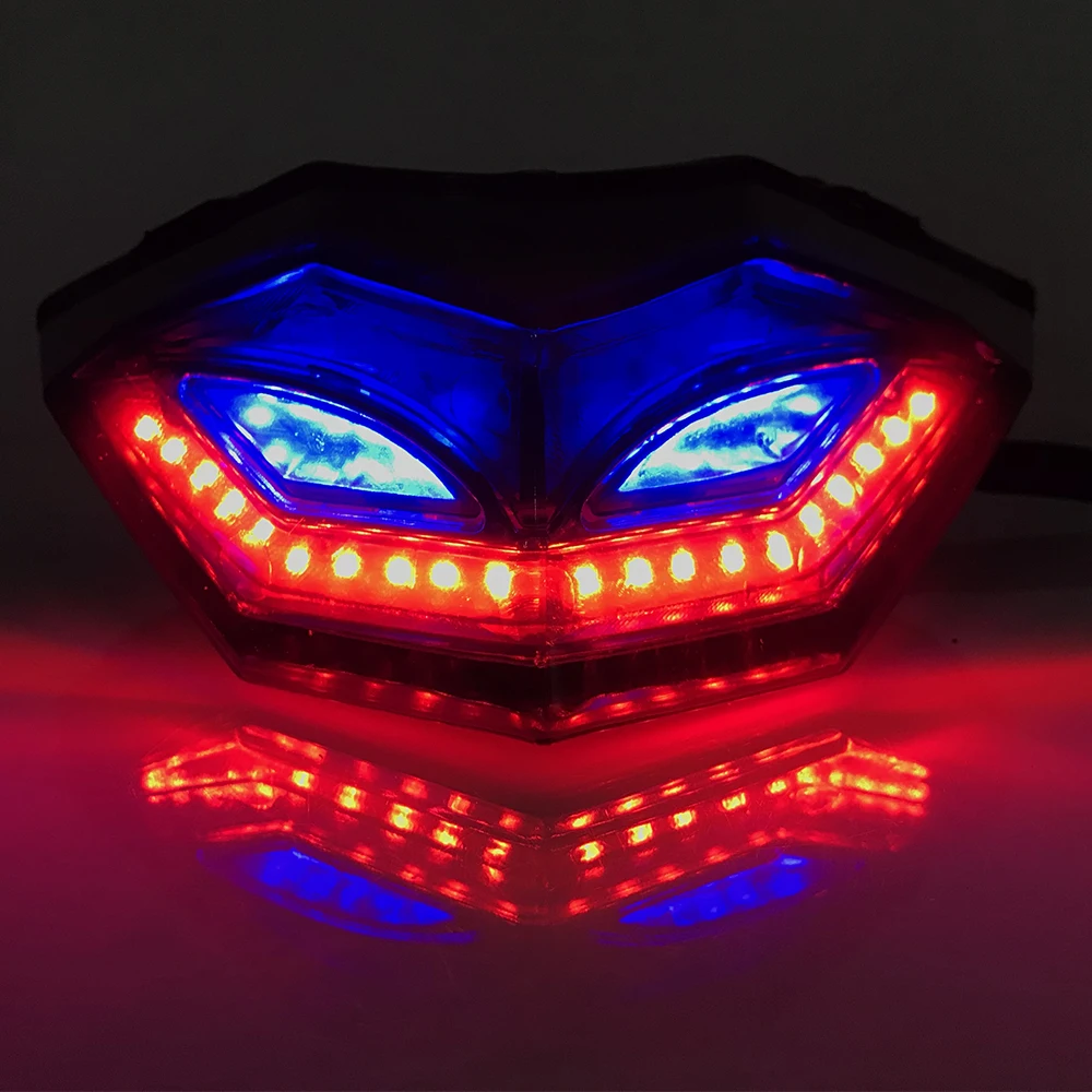 カワサキオートバイ LED テールライトブレーキライトリア警告ランプターンシグナルライト忍者 250 300 Ninja250 Ninja300 2013-2017