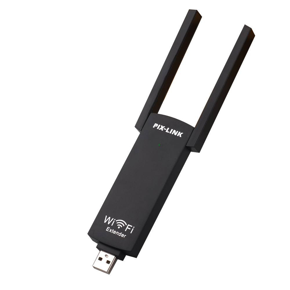 Wifi エクステンダー USB Wifi リピーター 300Mbps WiFi 信号エクステンダー アンプ ワイヤレスルーター 長距離デュアルアンテナ
