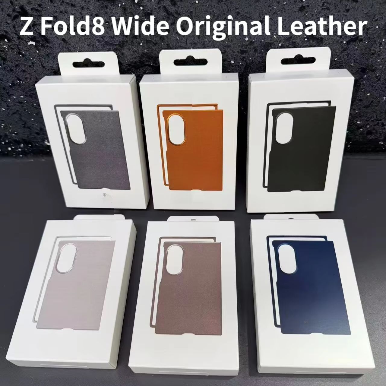 サムスン Z Fold8 ワイドオリジナルレザーケーススリム耐衝撃バックカバーバンパーギャラクシー Z Fold8 ワイド携帯電話キャス