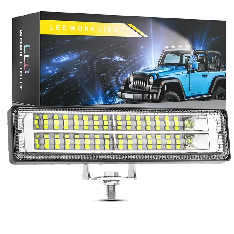 新しい 28LED 84 ワットワークライトバー 9-80V フラッドランプドライビングフォグオフロード LED 作業車のライトフォードトヨタ SUV 4WD Led ビーム