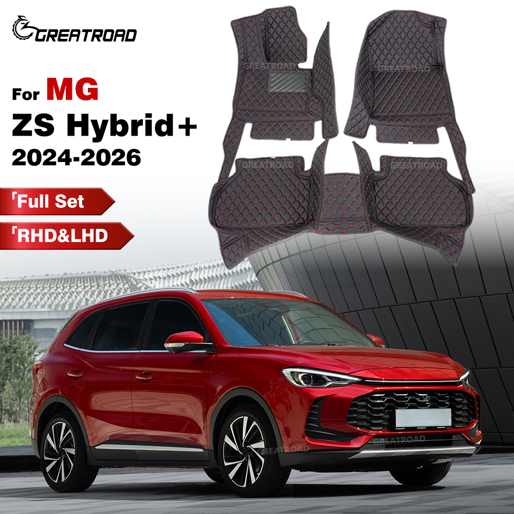 GREATROAD MG ZS ハイブリッド 2024 2025 2026 車のフロアマットカスタム防水フットパッド自動車カーペットカバーインテリアカーアクセサリー